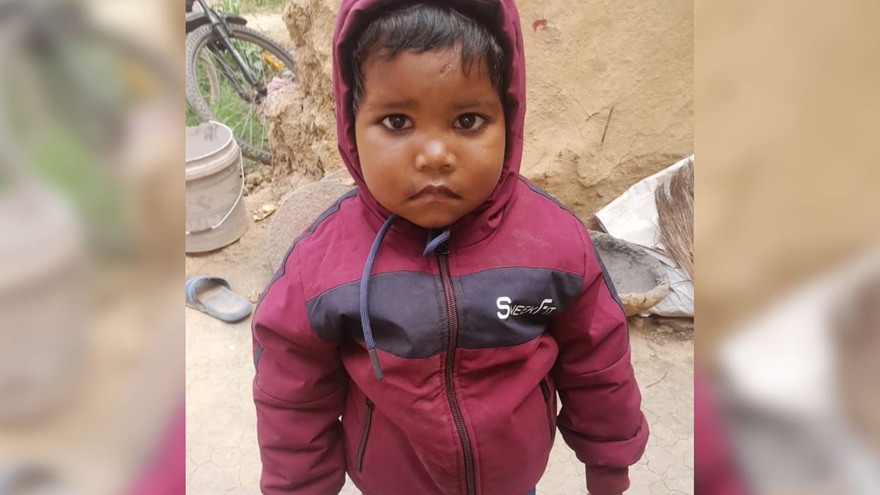 child dies due to drowning bowli in sonbhadra