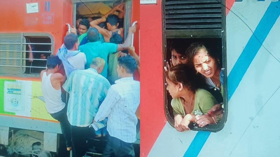 Moradabad: 89 passengers traveling without ticket were caught, traveling in Sealdah and Avadh Assam Express
