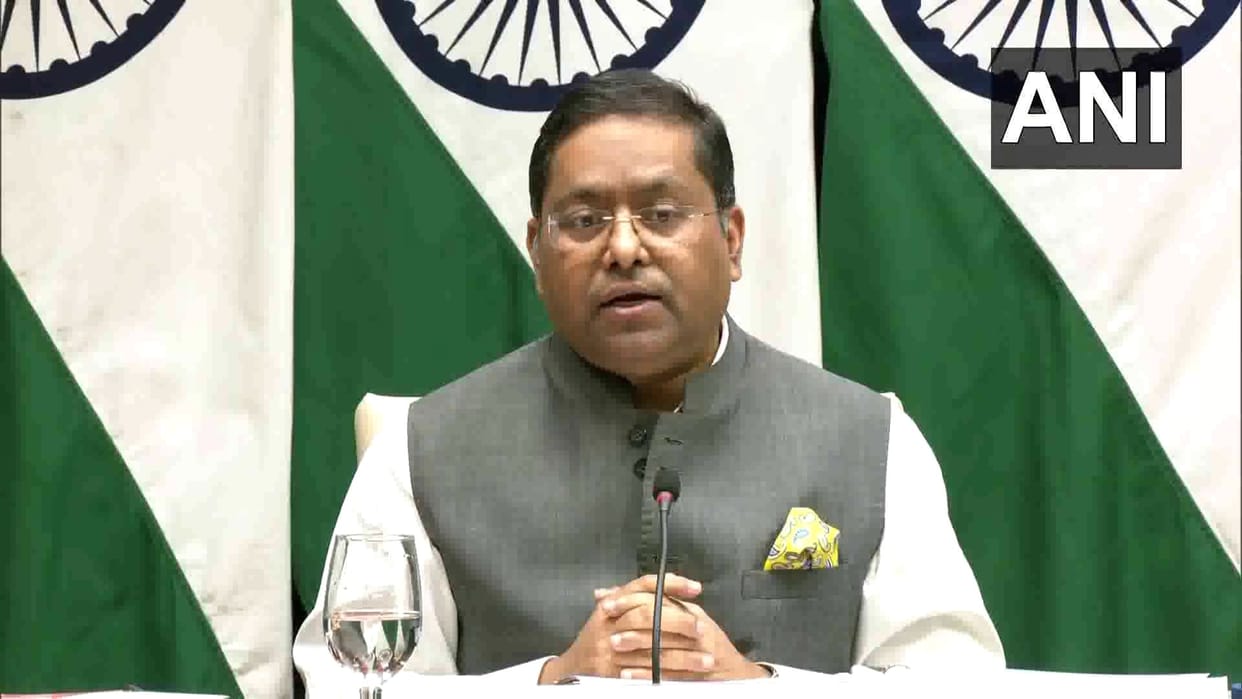 MEA Randhir Jaiswal Iran authorities Kashmir Issue Pakistan Visit news in hindi