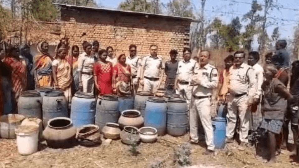 Women of special backward tribes came forward for prohibition of liquor in Korba