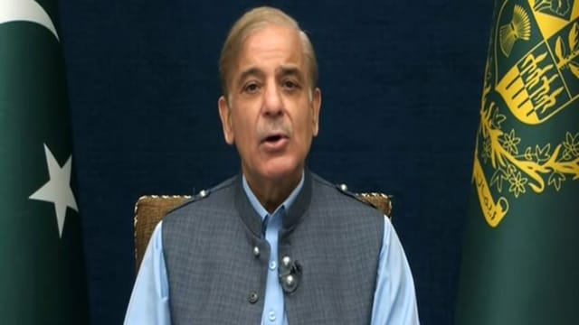 पाकिस्तान के प्रधानमंत्री शहबाज शरीफ।