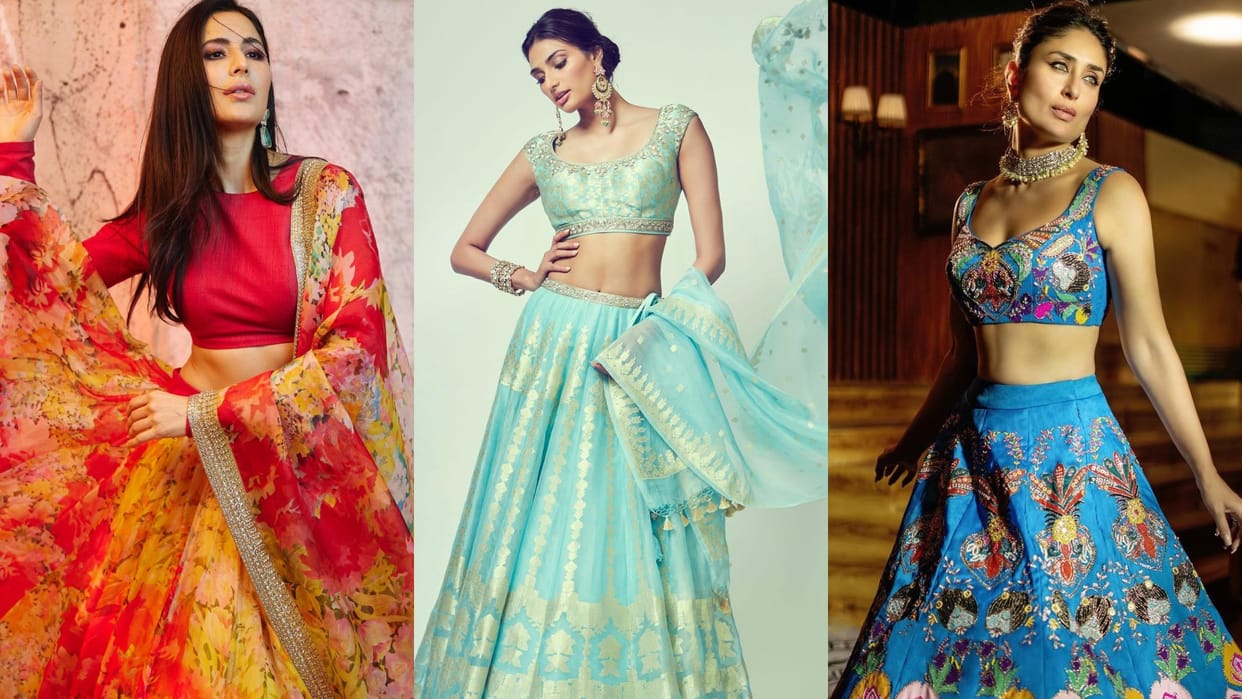 Summer Lehenga Collection inspired by actress Athiya Shetty to Katrina Kaif