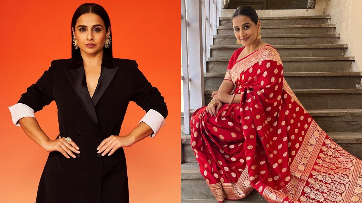 Vidya Balan talks about her saree said I am a minimalist I dont possess too many things I have 25 sarees