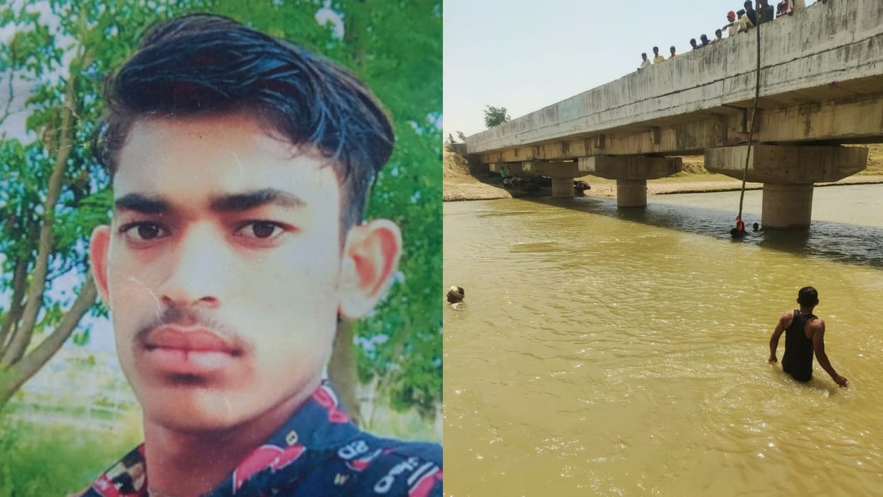 A man get drowned in a lahe in Rapti river in Balrampur.
