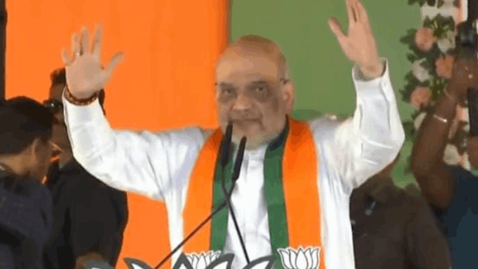 बेमेतरा में अमित शाह