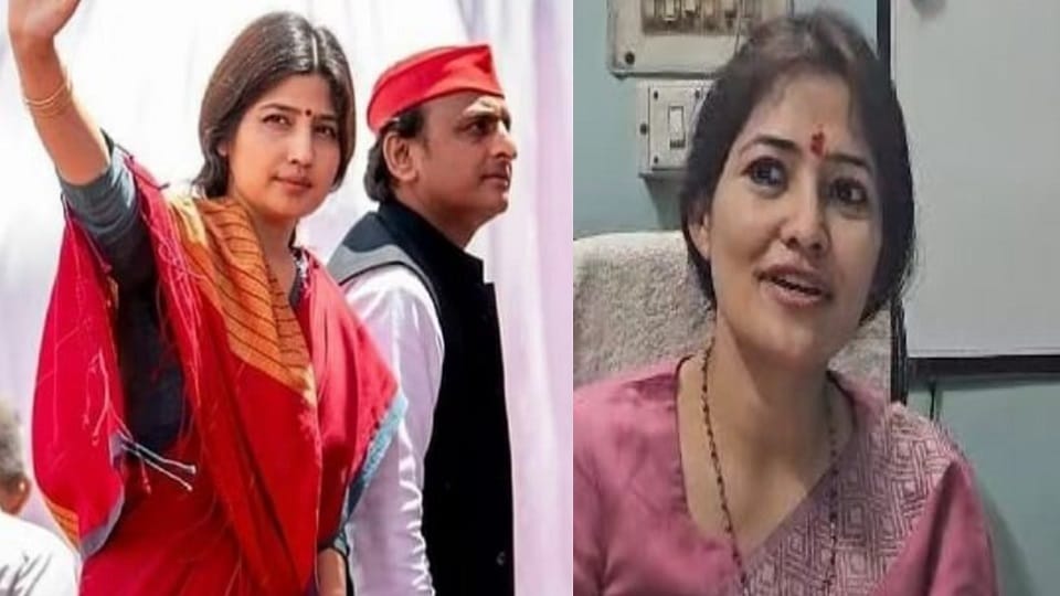 Lok Sabha Elections 2024 Akhilesh yadav sister-in-law Poonam reaches sister Dimple's election campaign