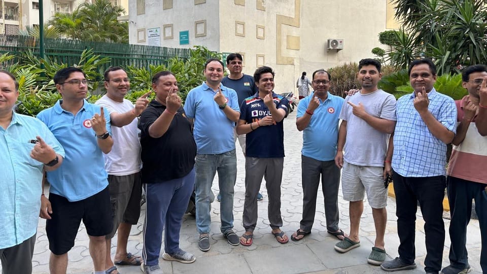 Gautam Buddha Nagar Lok Sabha Chunav 2024 Phase 2 Photos of voting in Gautam Buddha Nagar Lok Sabha