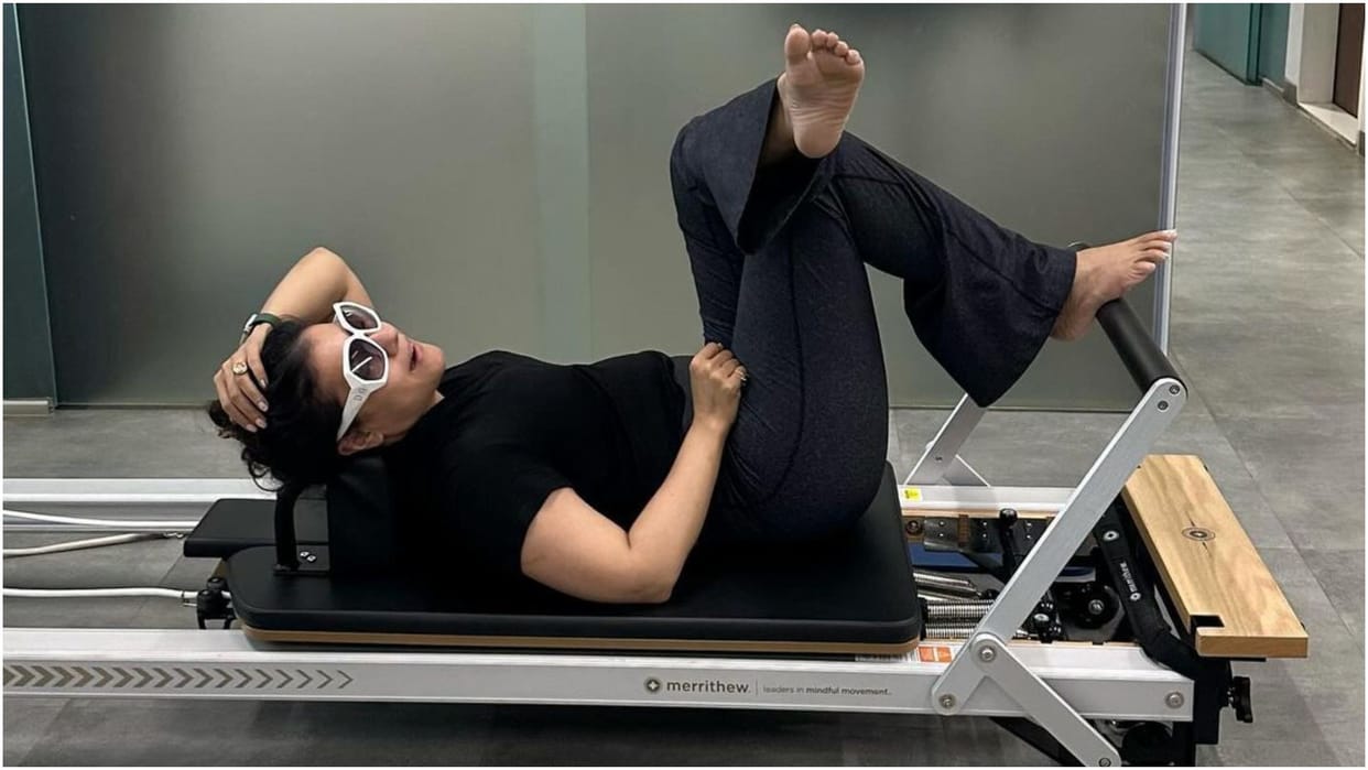 Do Patti Star Kajol shares hilarious photo from workout session Jackie Shroff reacts on actress funny post