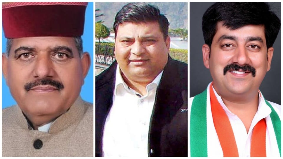 by-election-candidates-of-himachal-congress ranjit-singh-rana-rakesh-kalia-vivek-sharma
