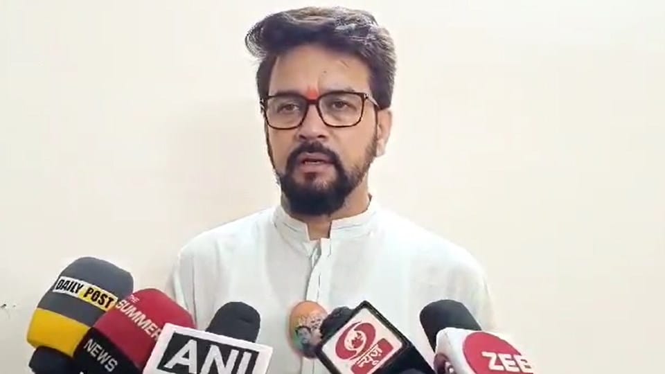 MP Anurag Singh Thakur reaction on the boycott of NITI Aayog meeting by CM Sukhu