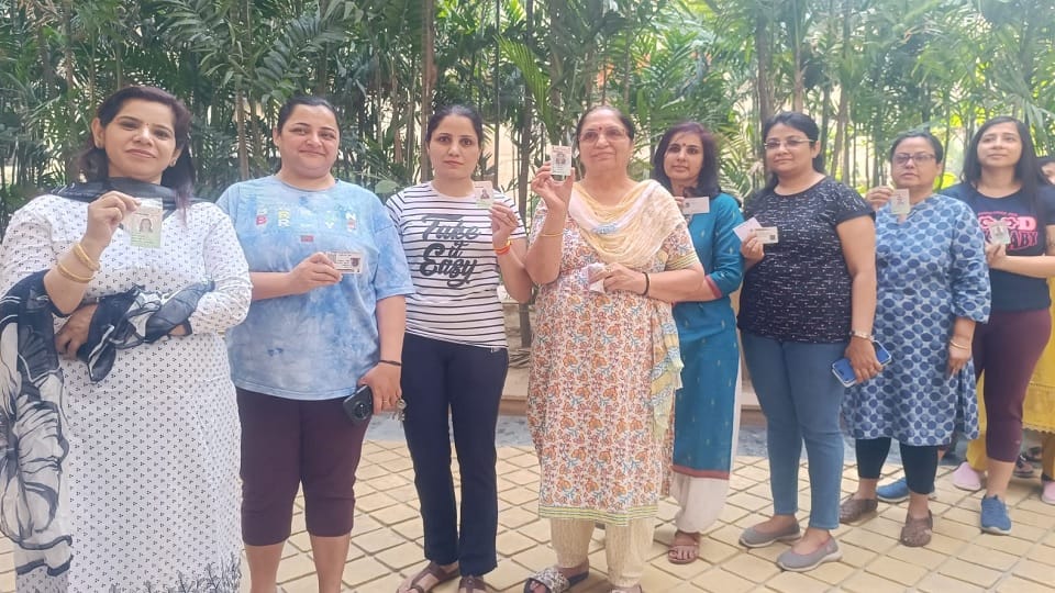 Ghaziabad Lok Sabha Chunav 2024 Phase 2 Photos of voting on Ghaziabad Lok Sabha seat in the second phase