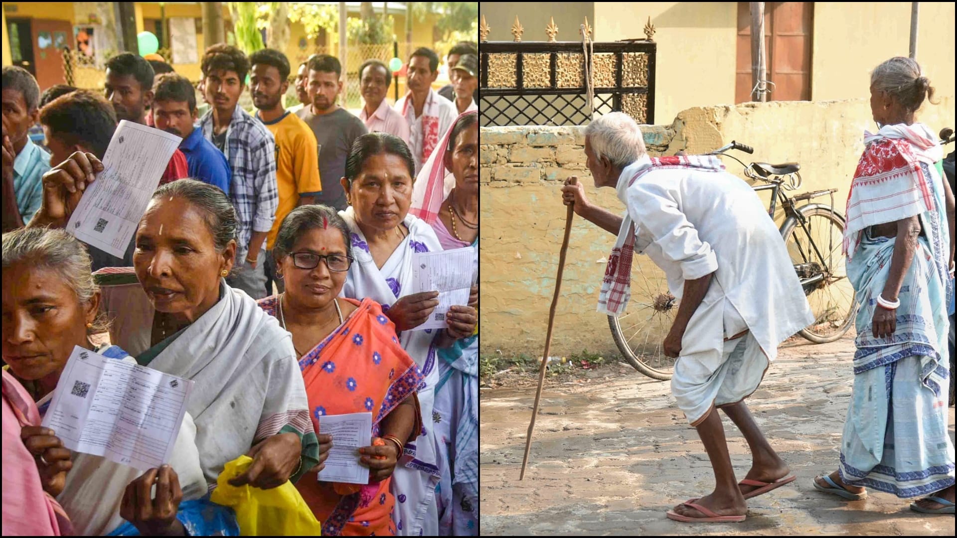 Lok Sabha Polls second phase voting voters voting centre photos news in hindi