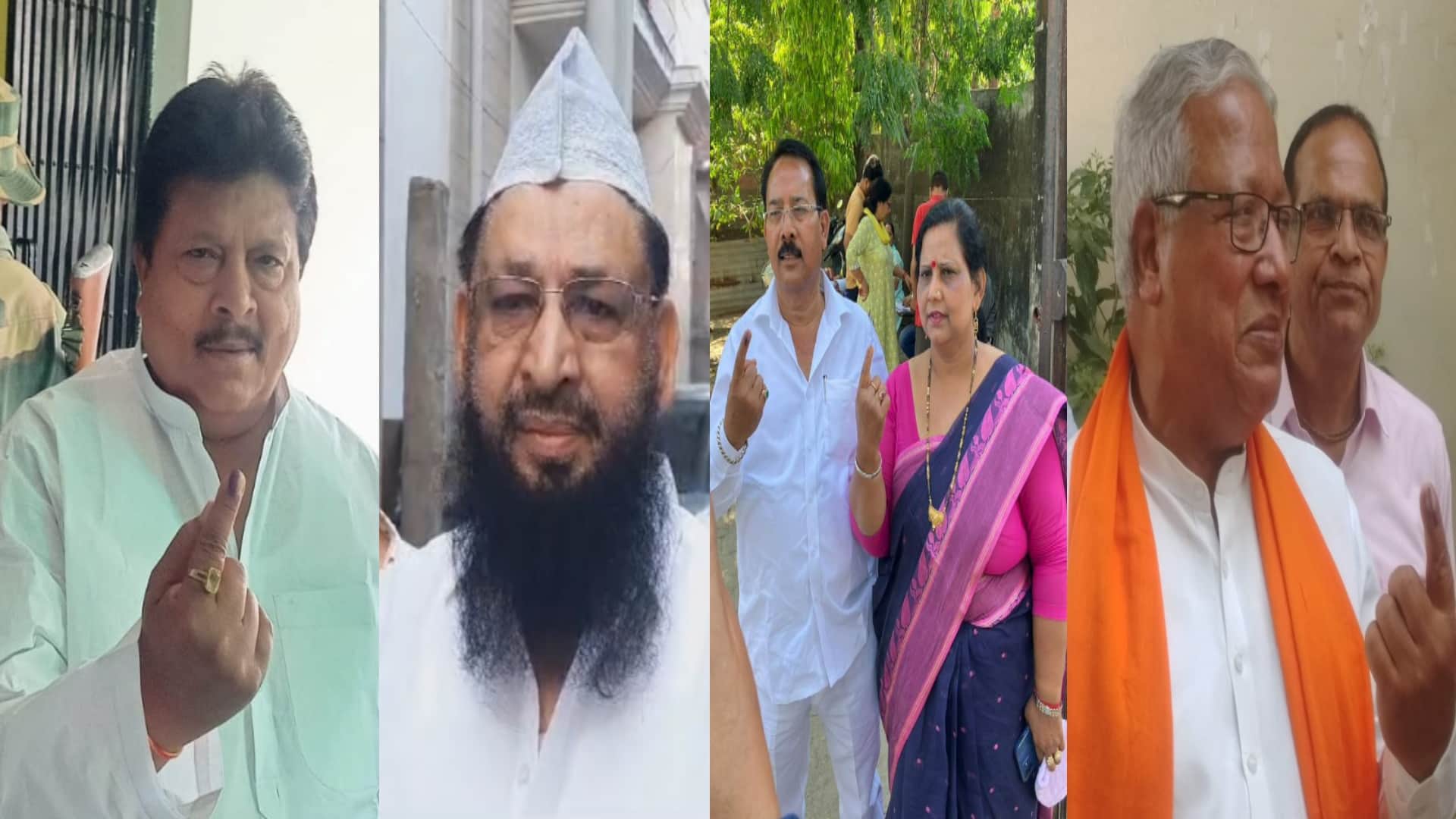 Uttar Pradesh lok sabha election 2024 phase 2 voting: Many leaders voted in Meerut and Baghpat, see picture