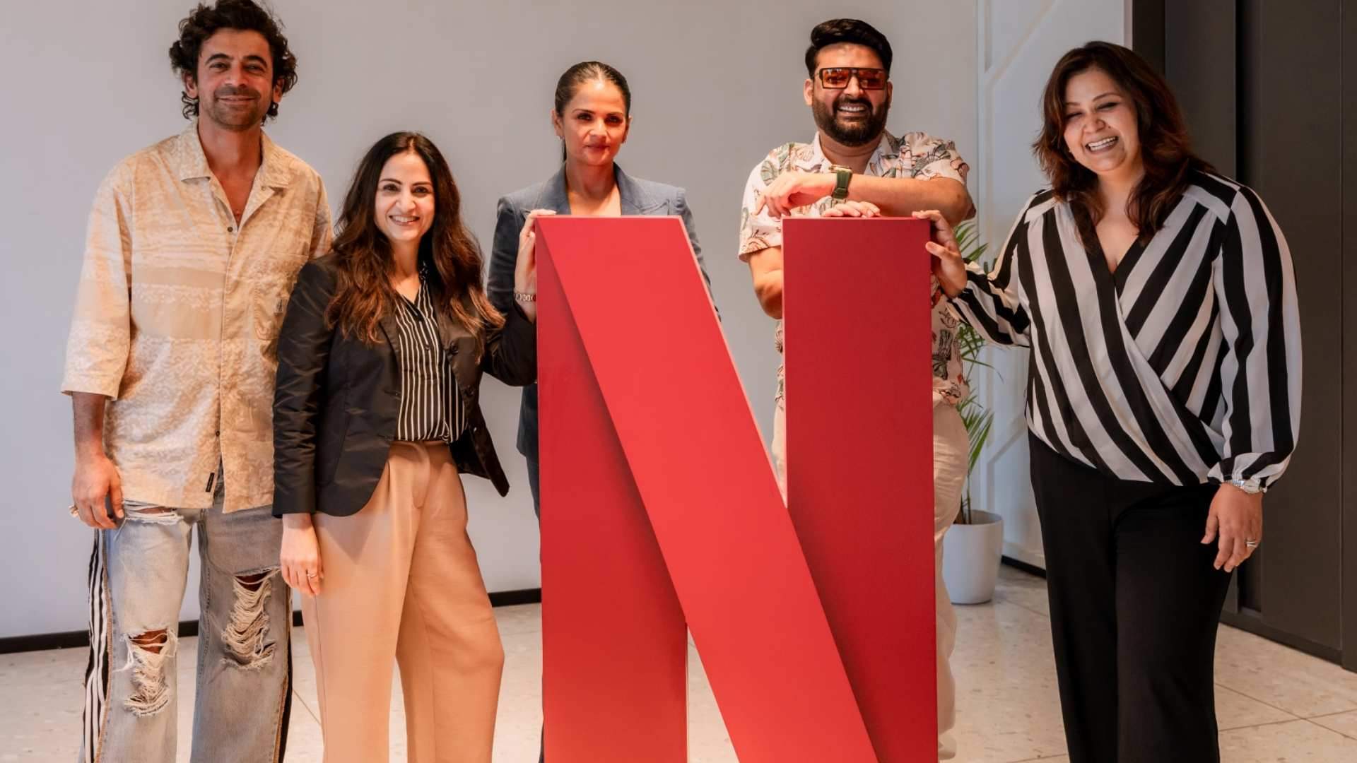 Netflix CCO Bela Bajaria is happy with the Great Indian kapil show views celebrate in her Mumbai office