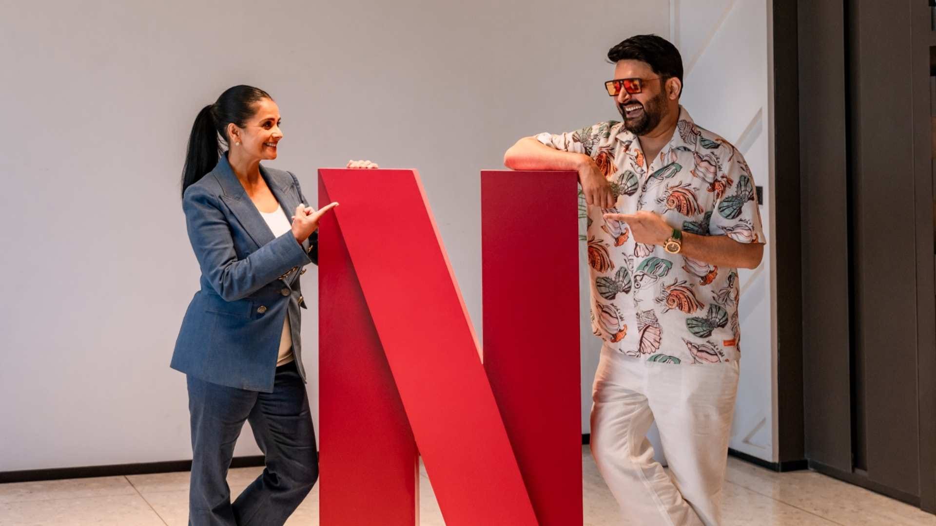 Netflix CCO Bela Bajaria is happy with the Great Indian kapil show views celebrate in her Mumbai office
