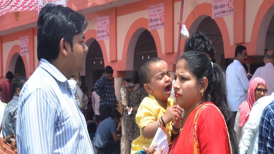 Polling workers went to celebrate the great festival of democracy