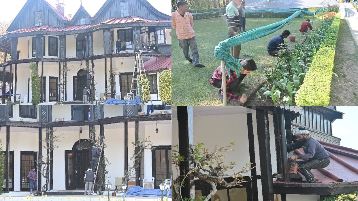 Shimla News:  Presidential residence being brightened before President Draupadi Murmu visit