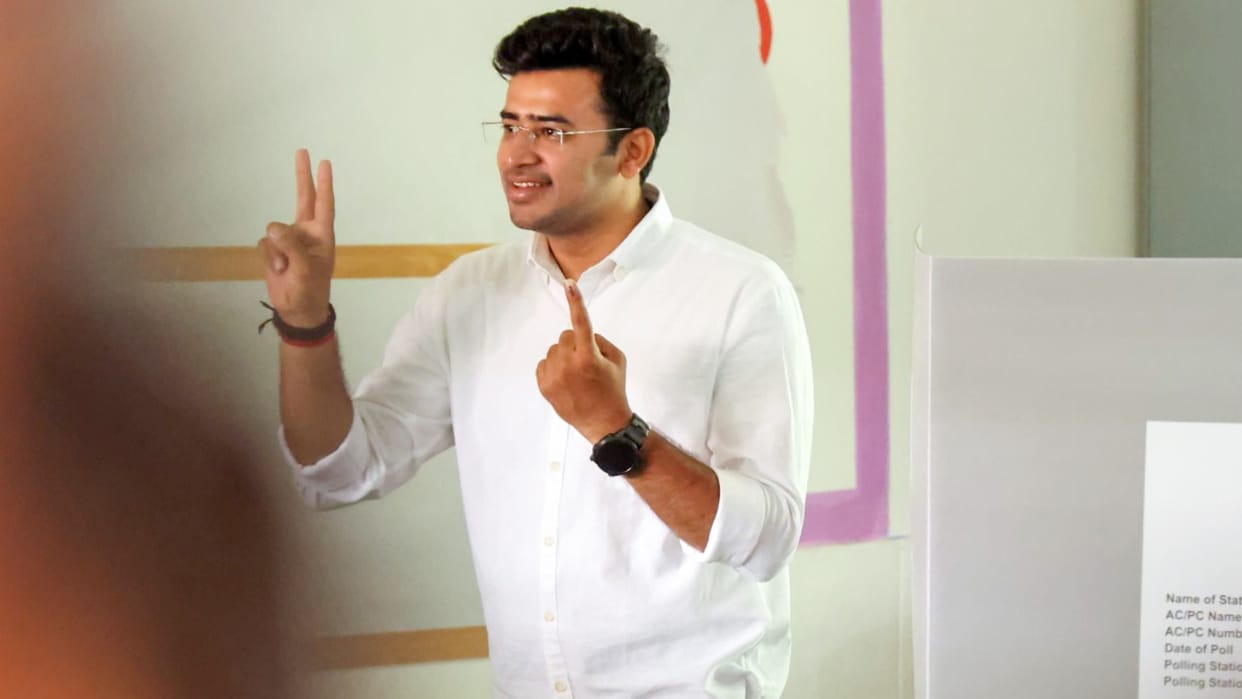 Election Commission filed complaint against BJP leader Tejasvi Surya