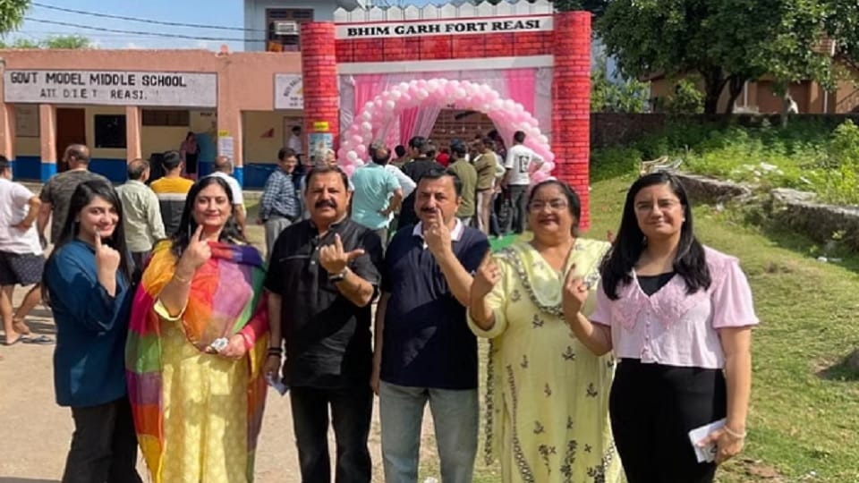 72.32 percent voting in Jammu parliamentary seat.