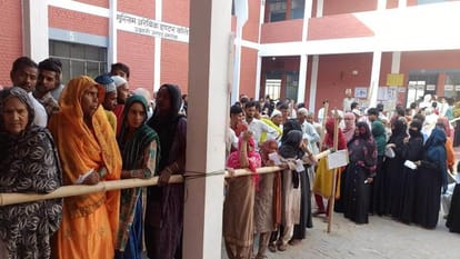 Amroha residents missed the new record, voters stopped at 64.02 percent, 71.05% voting took place in 2019