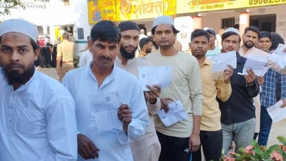 Amroha residents missed the new record, voters stopped at 64.02 percent, 71.05% voting took place in 2019