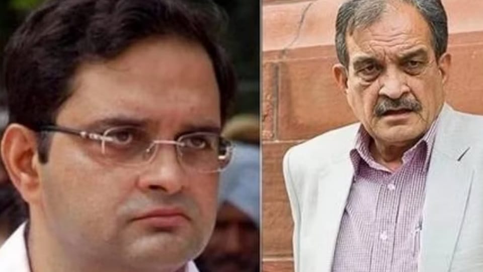 बृजेंद्र सिंह और बीरेंद्र सिंह कांग्रेस में शामिल