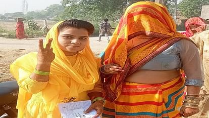 Photos of voting in Aligarh