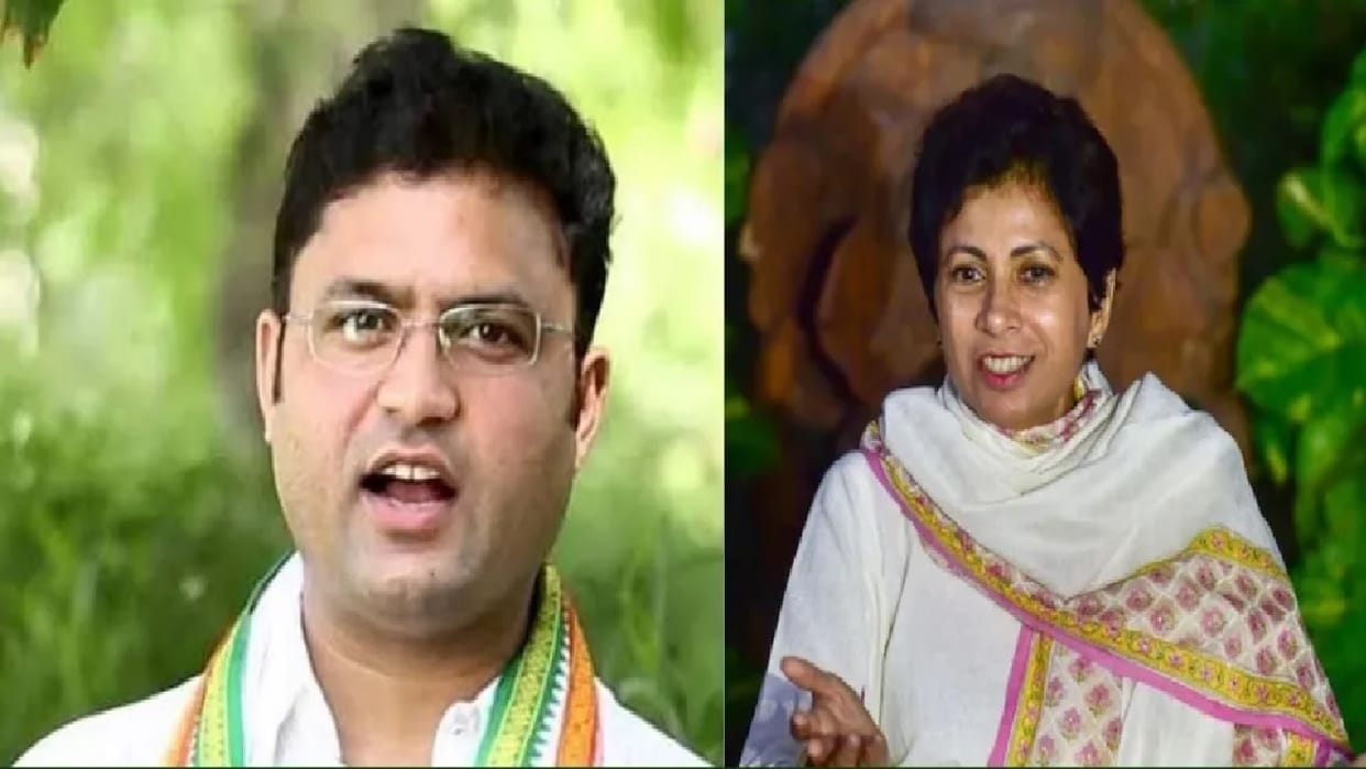 Ashok Tanwar and Selja former state president of Haryana Congress, now face to face in sirsa lok sabha