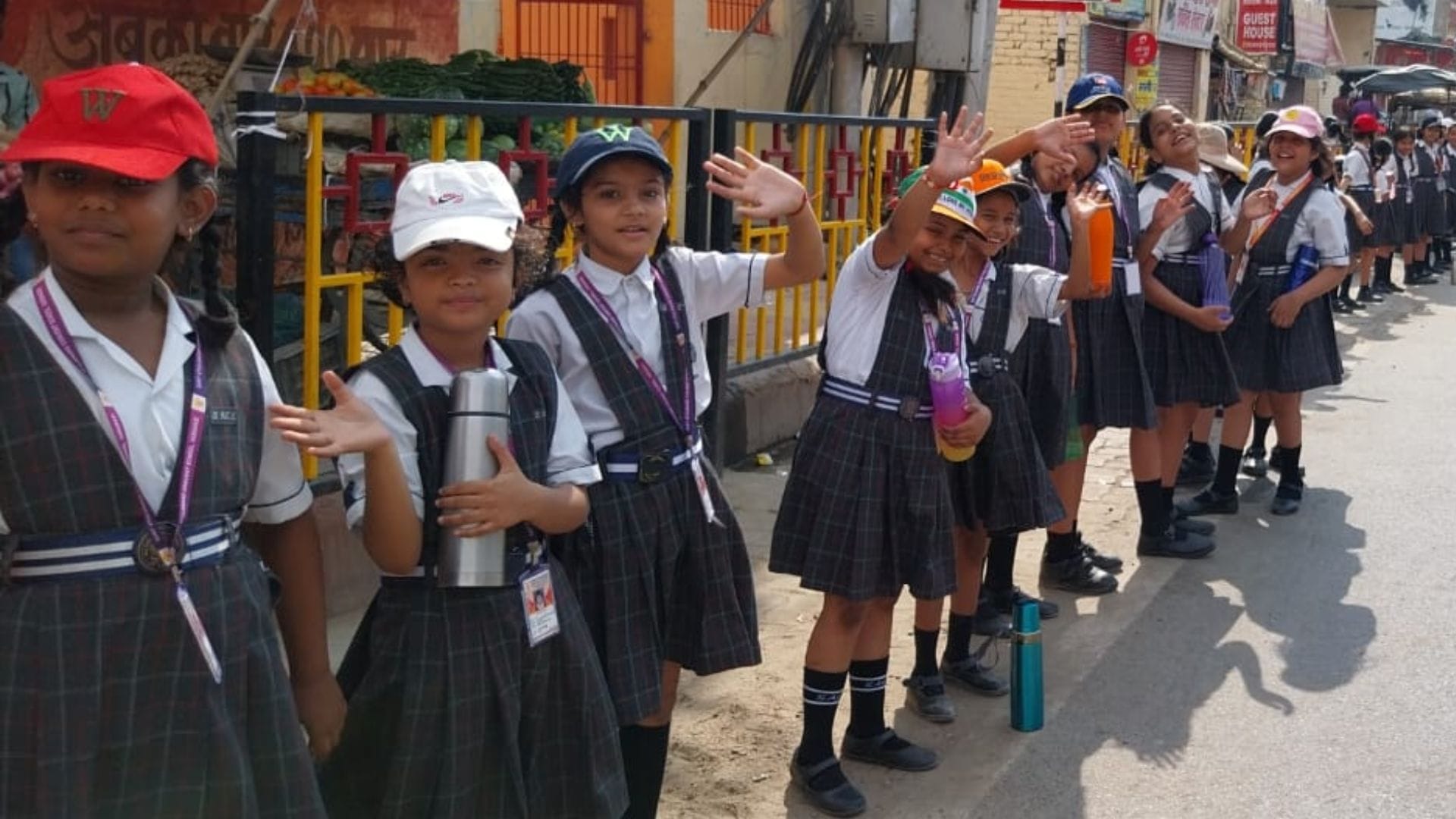 Children took command for lok sabha Election make about voting in varanasi