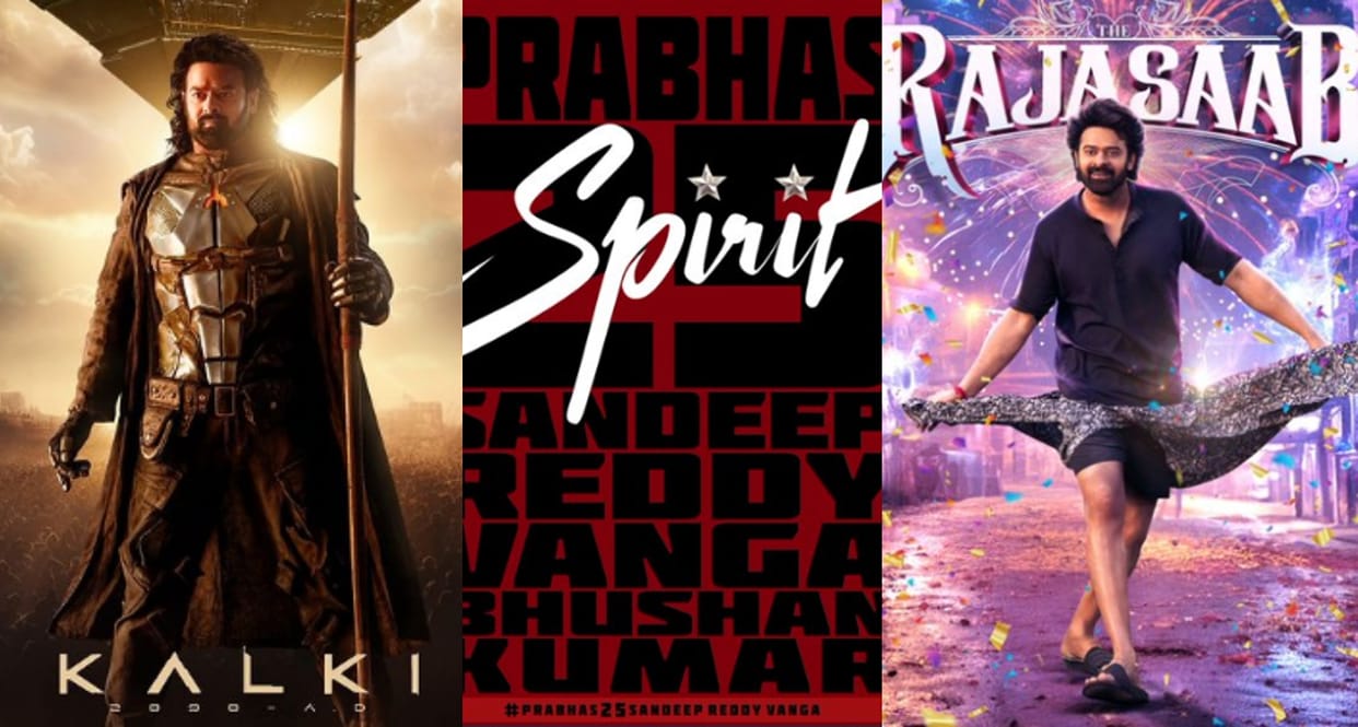 Next three movies of Prabhas Kalki 2898 AD The Raja Saab and Spirit have budget of more than 1000 crores