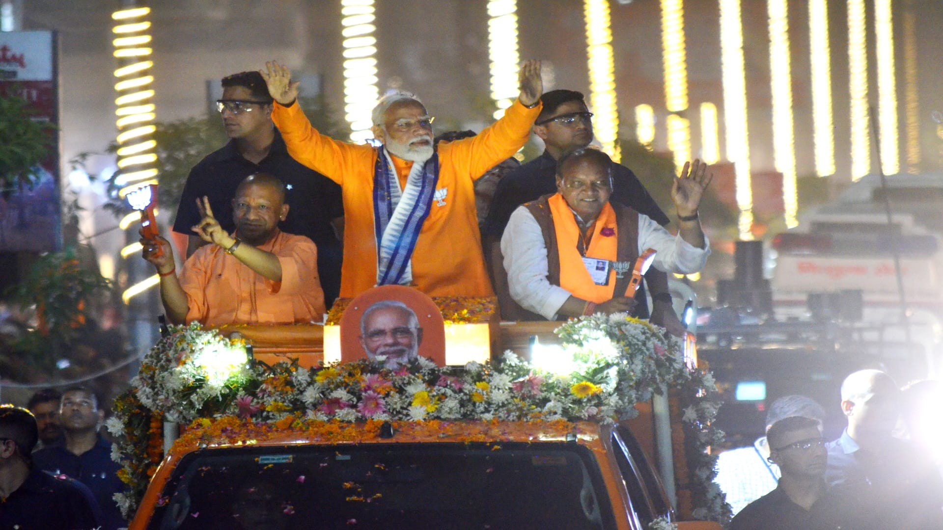 Confluence of devotion and power in PM Modi roadshow in Bareilly