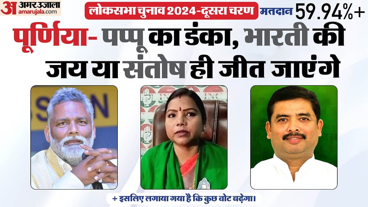 Bihar News : weatther report and vote percentage in purnea lok sabha election 2024 rahul gandhi ignored voter