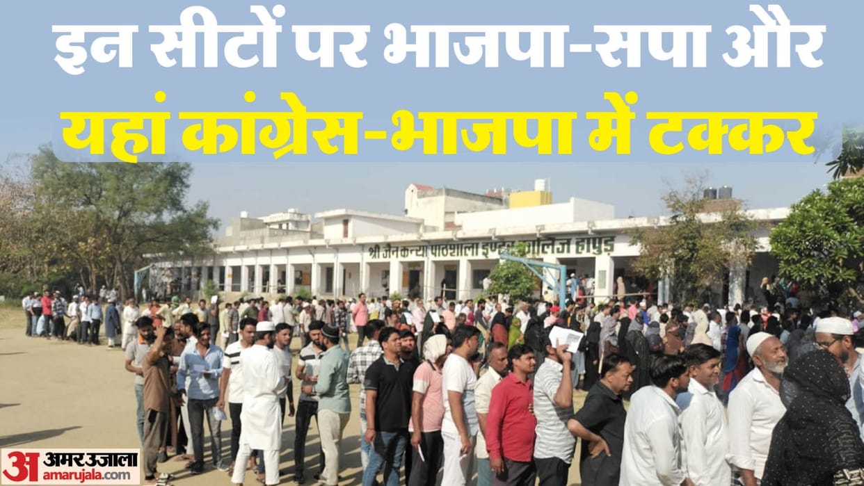 UP Lok Sabha election low voter turnout in Ghaziabad and Mathura increased concern of bjp-sp In second phase