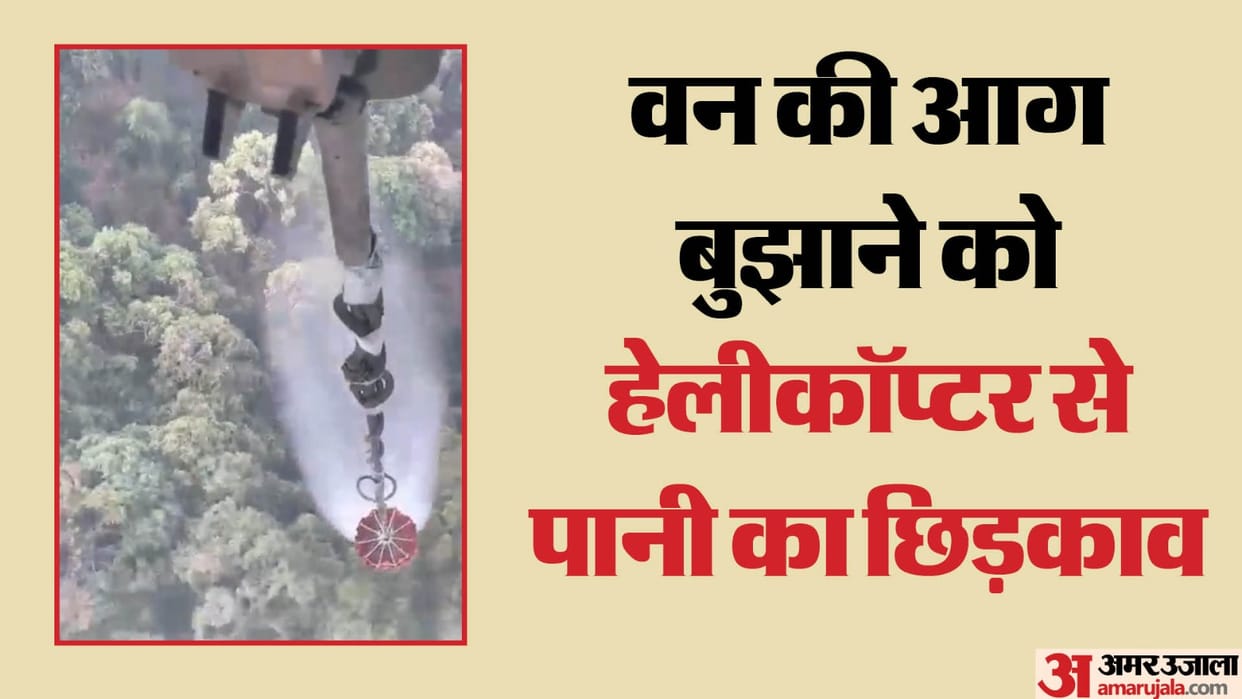 Nainital Forest Fire Update CM Conducts Aerial Survey Damage Caused By Forest Fire In Nainital