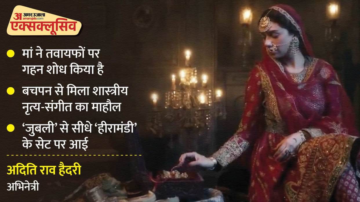 Aditi Rao Hydari Exclusive Interview with Pankaj Shukla prep of bibbo jaan heeramandi Jubilee Sanjay Bhansali