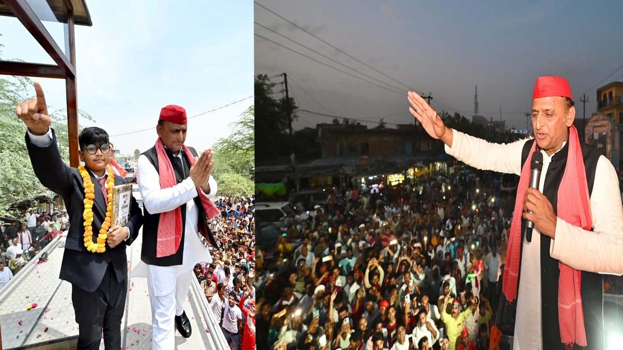 Akhilesh started his election campaign by running chariots in three districts