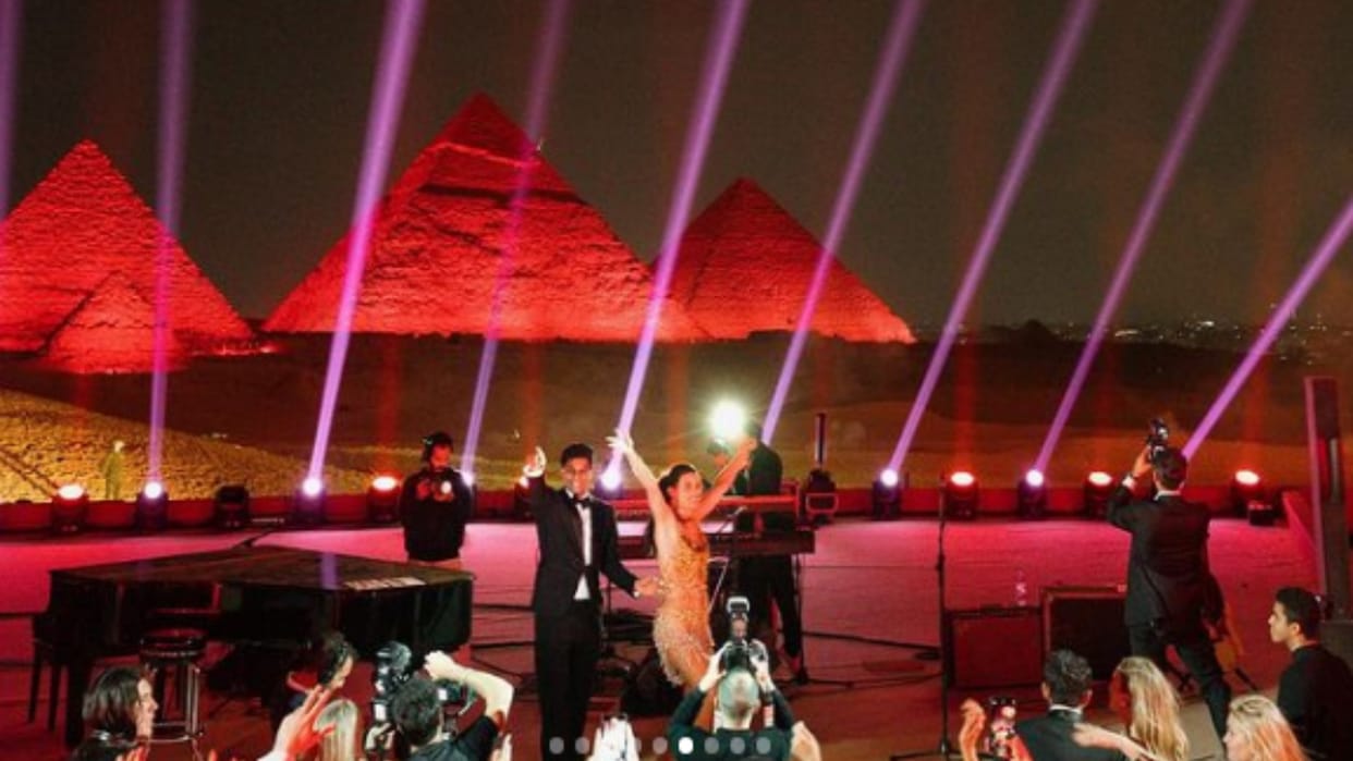 Egypt: Built Rewards founder Ankur Jain and x WWE star Erica Hammond get married, many famous people were pres