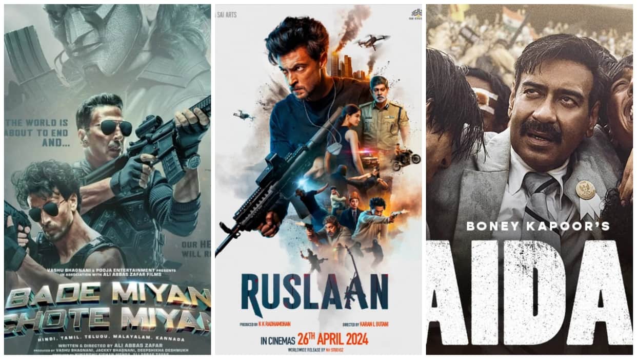Saturday Box Office Report Ruslaan Ajay devgn Starrer Maidaan Bade Miyan Chote Miyan And Crew Total Collection