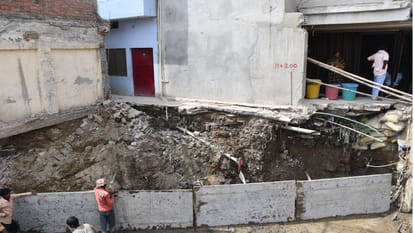 The house collapsed on its own or due to negligence,CCTV footage will reveal the reason in Gorakhpur