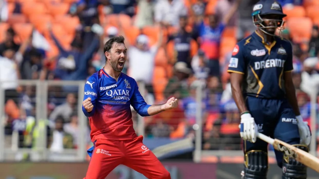 IPL 2024: Glen Maxwell returned from indefinite break after just three matches took the wicket of Gill