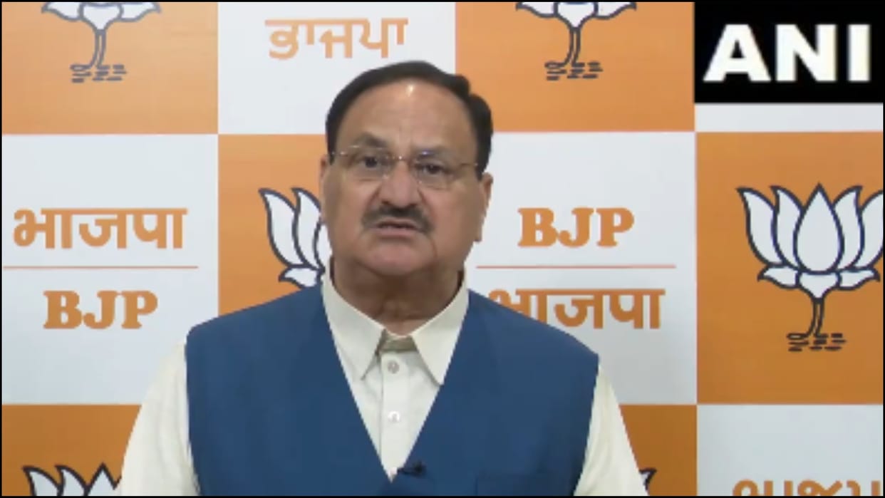 BJP National President JP Nadda lashes out at mamata Banerjee government over sandeshkhali issue