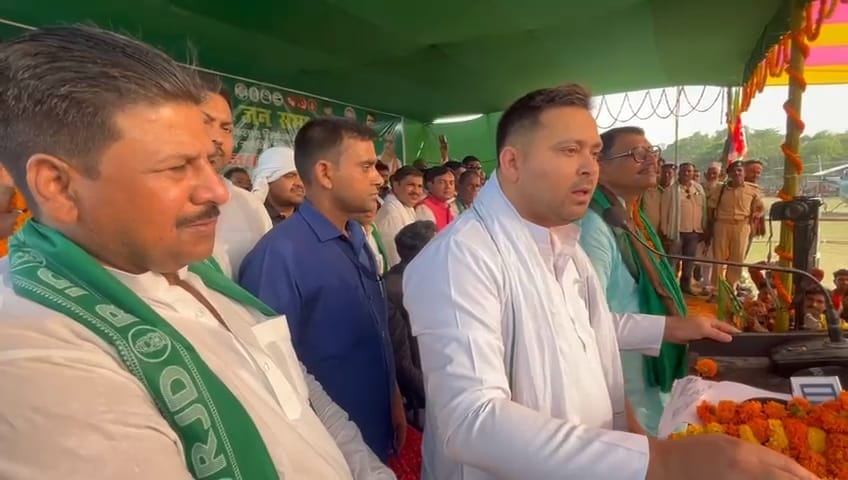 Lok Sabha: rjd party tejashwi Yadav targeted narendra Modi and nitish Kumar Pulwama attack 2024 election bihar