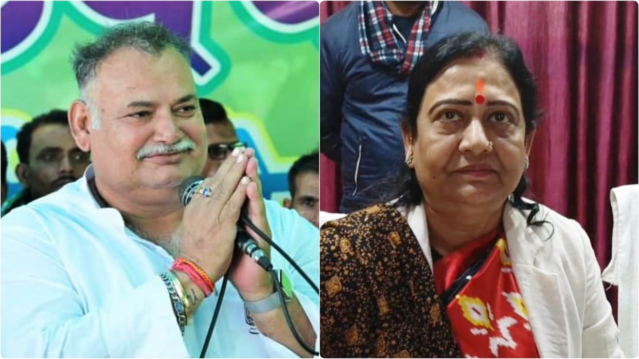 LS Polls: RJD's Munna Shukla and LJP's Veena Devi declared themselves followers of Raghuvansh Prasad Singh