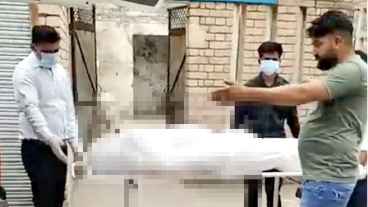 Haryana: Insects ate the dead body kept in Safidon hospital, family members created ruckus