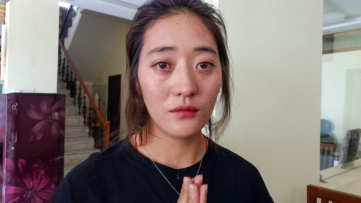 Tibet: daughter of tibet's had to spend jain in China, because of slogan of independence