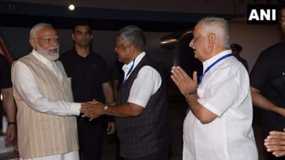 कर्नाटक के बेलगाम में प्रधानमंत्री नरेंद्र मोदी