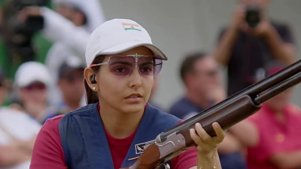 Maheshwari secured 21st Olympic quota for the country with silver medal in women's skeet
