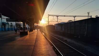 worker was scorched by OHE at Korba railway station