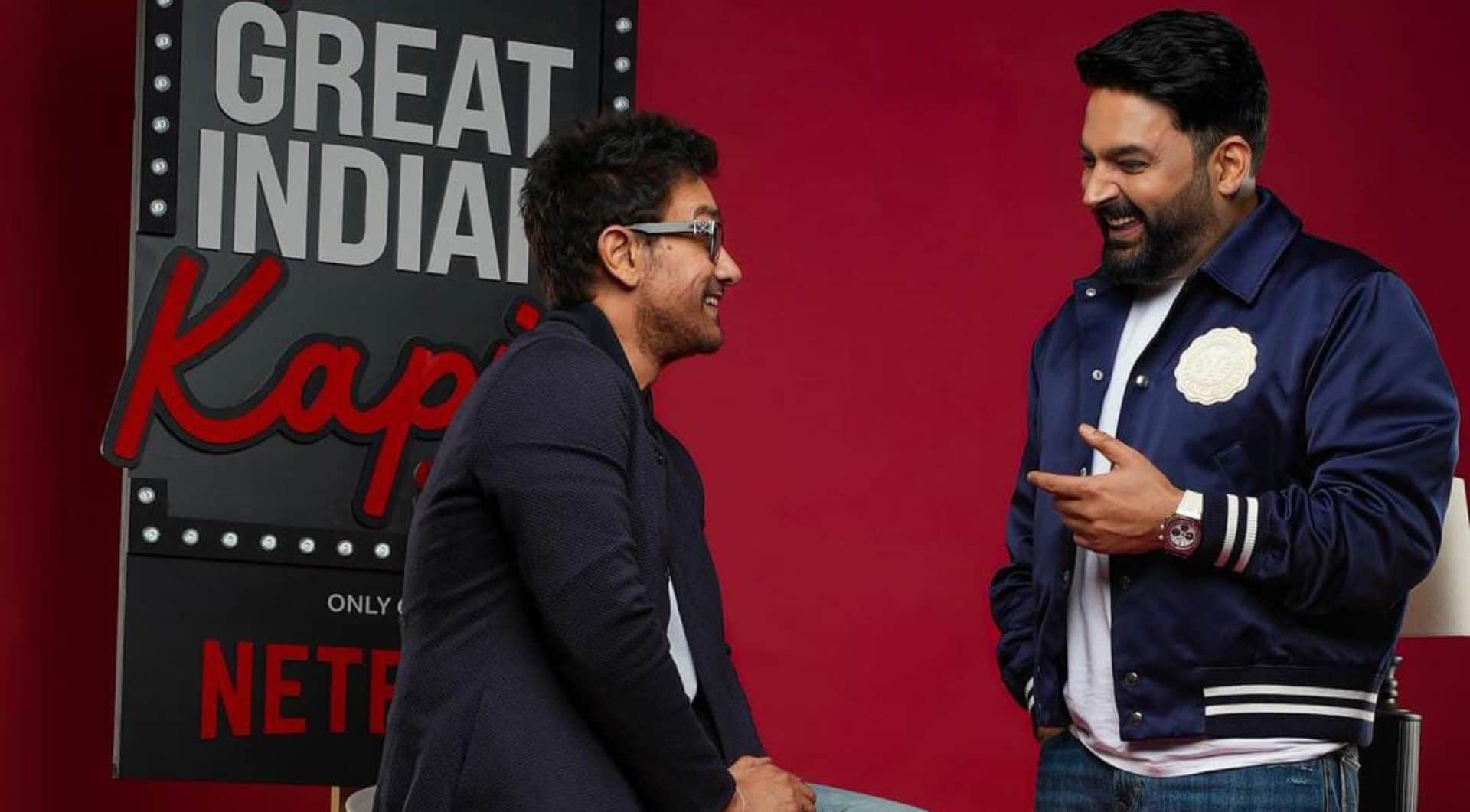 Aamir khan talks about how he got the tag of Mr Perfectionist by shabana azmi in The Great Indian Kapil Show