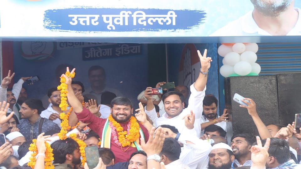 LS Elections: Kanhaiya starts campaign in North East Delhi